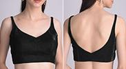 Wide Leaf Shape Neck