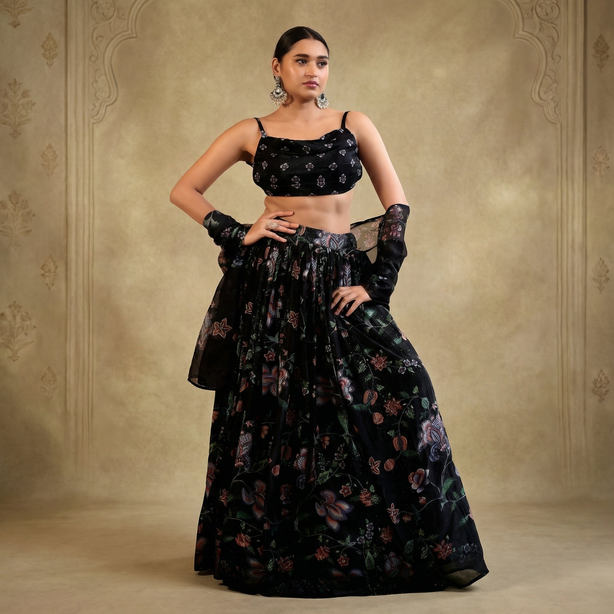 Georgette Lehengas