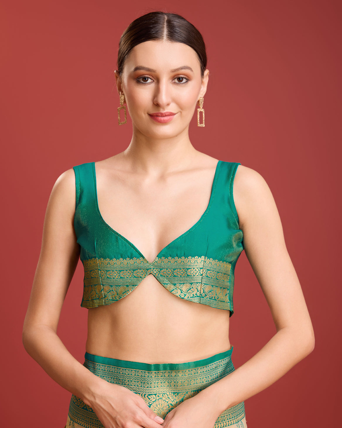 Beige Banarasi Tissue Silk Zari Woven Traditional Saree