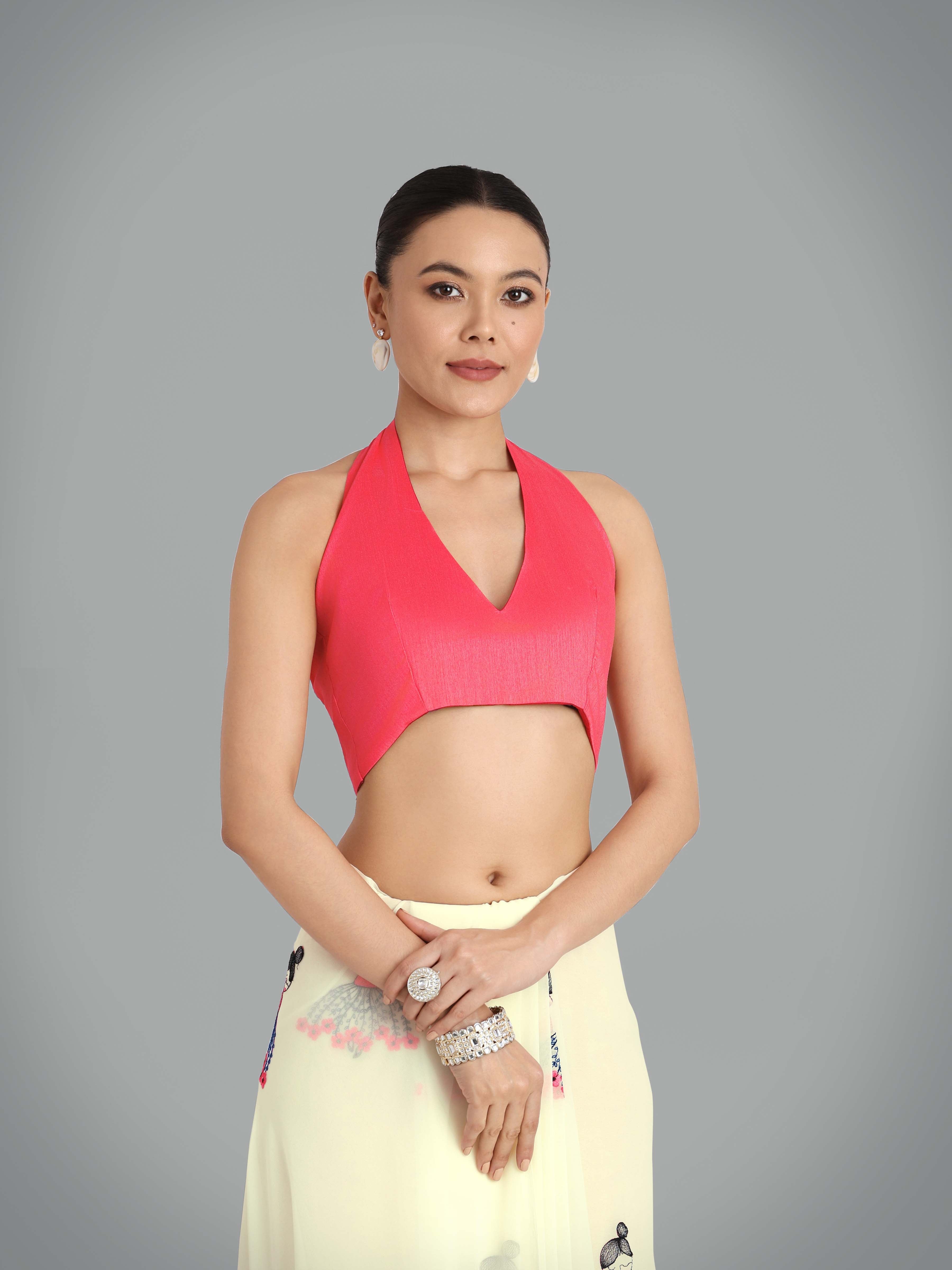 Beige Georgette Embroidered Work Party Wear Saree