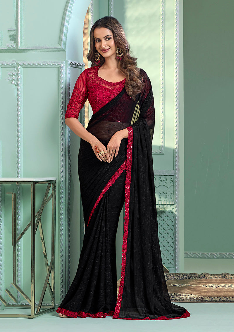 Chiffon saree