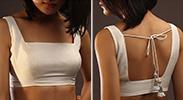 Sleeveless Square Neckline