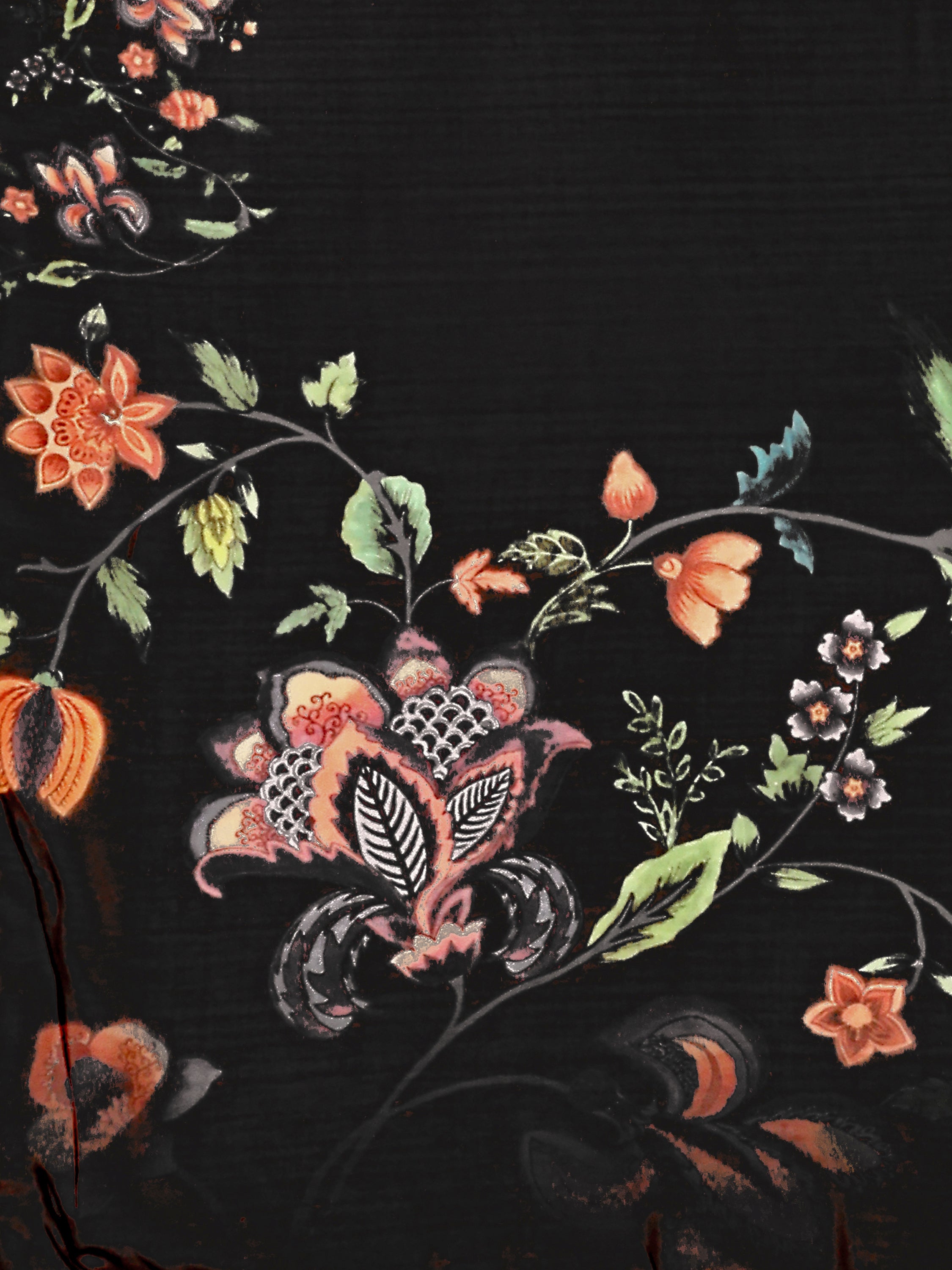 Black Lightweight Georgette Lehenga Choli