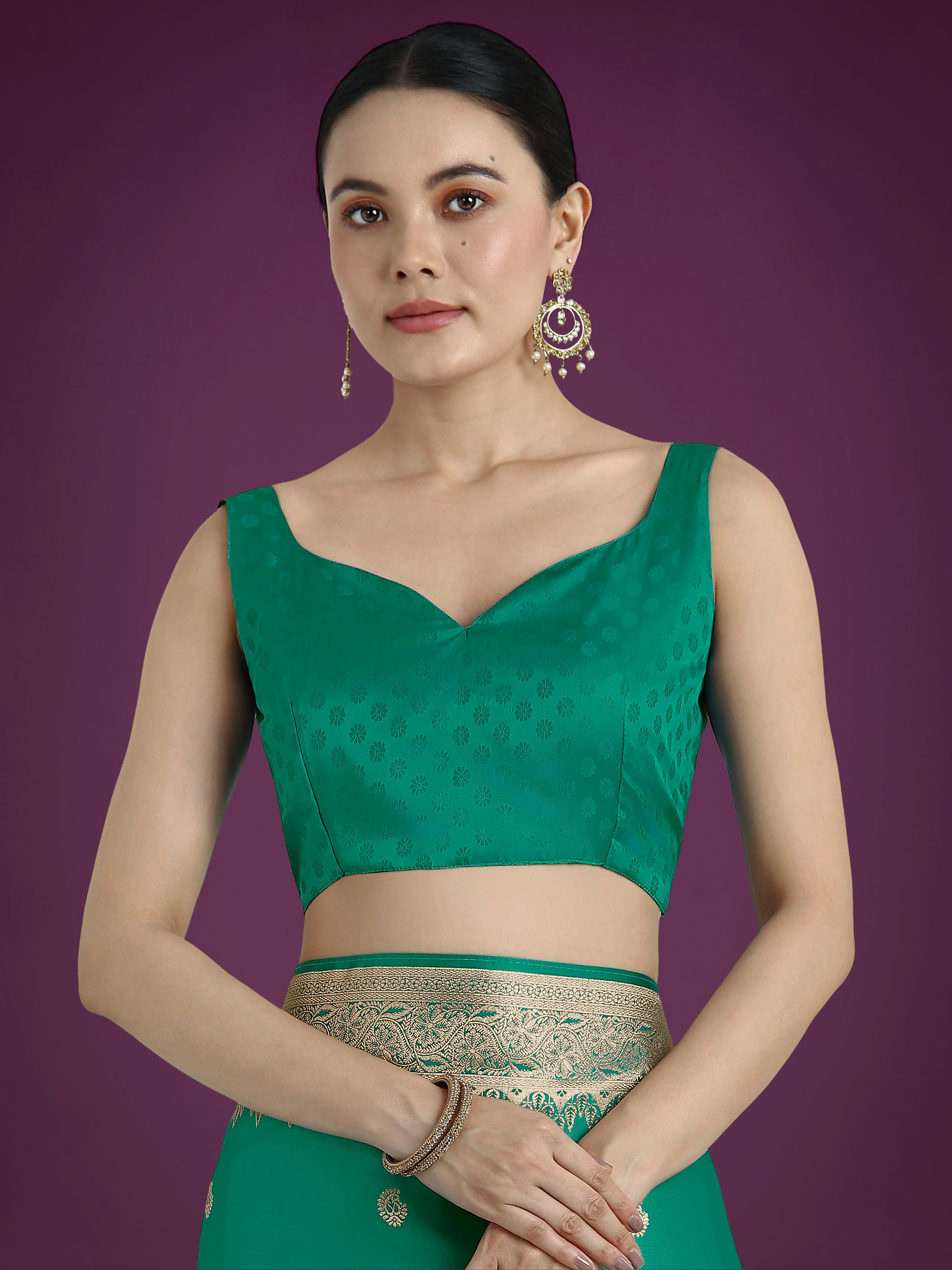 Divine Turquoise Soft Banarasi Satin Silk Trendy Saree With Blouse Piece
