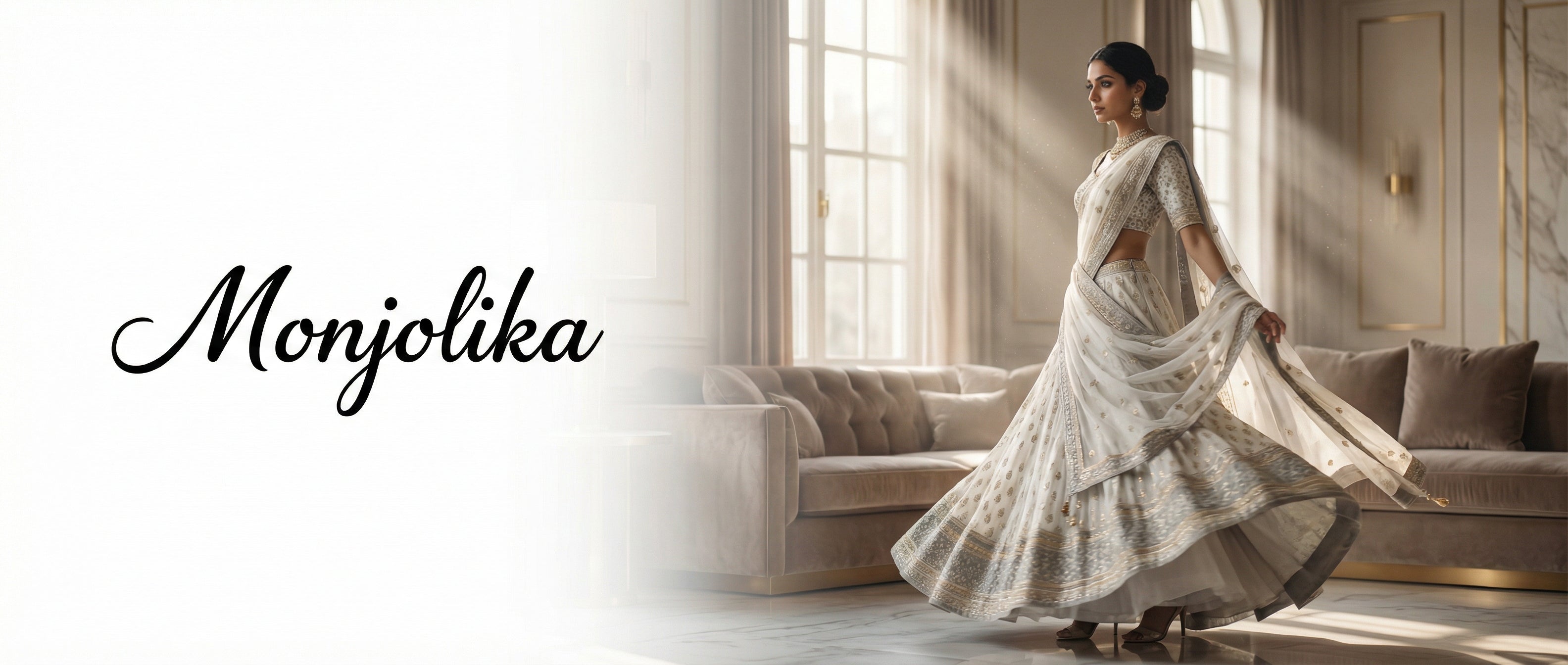 Thread Lehengas | Monjolika