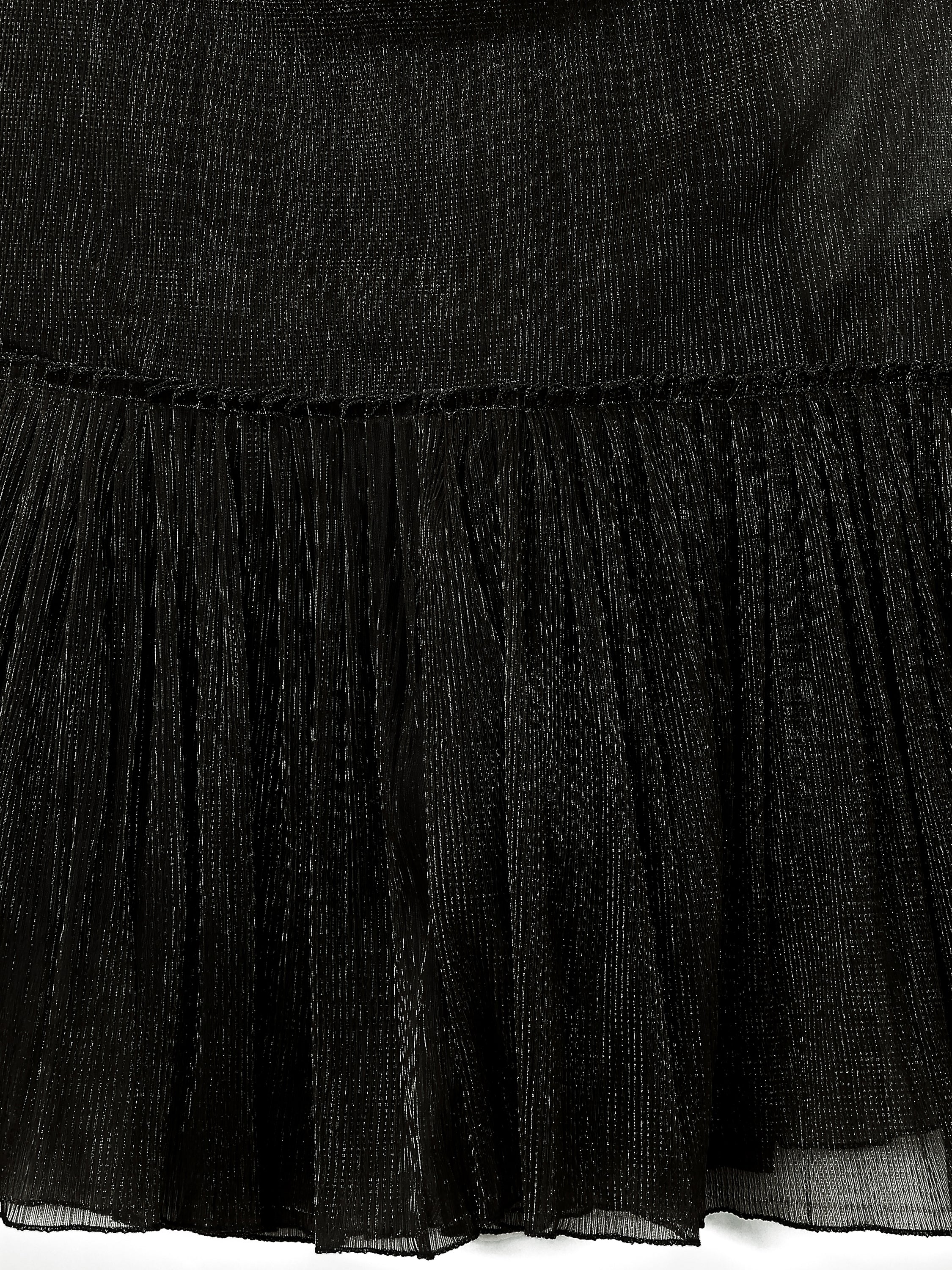Black Sequin Starlit Lycra Lehenga Choli