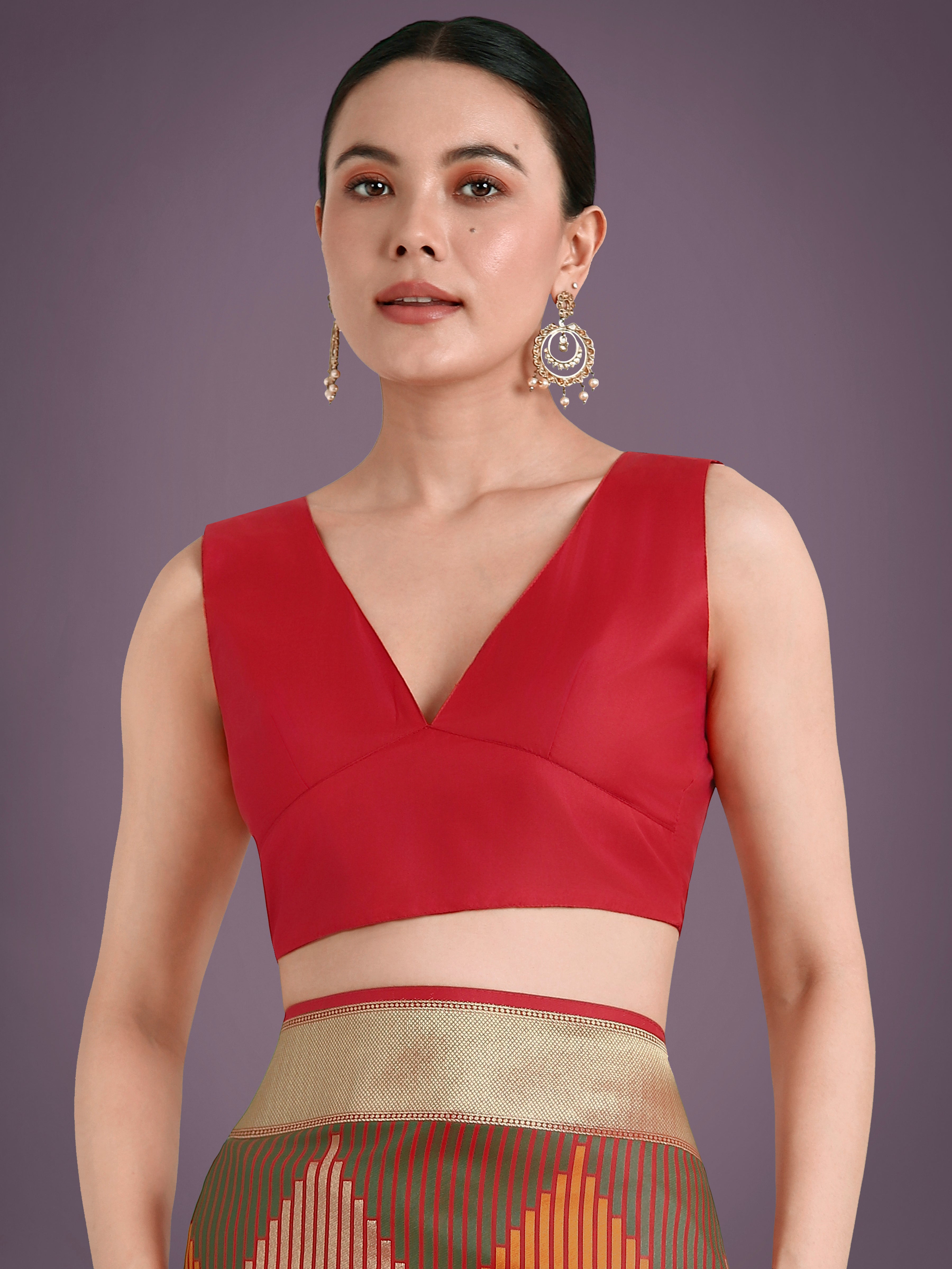 Red Colour Banarasi Silk Zari Weaving Classic Saree