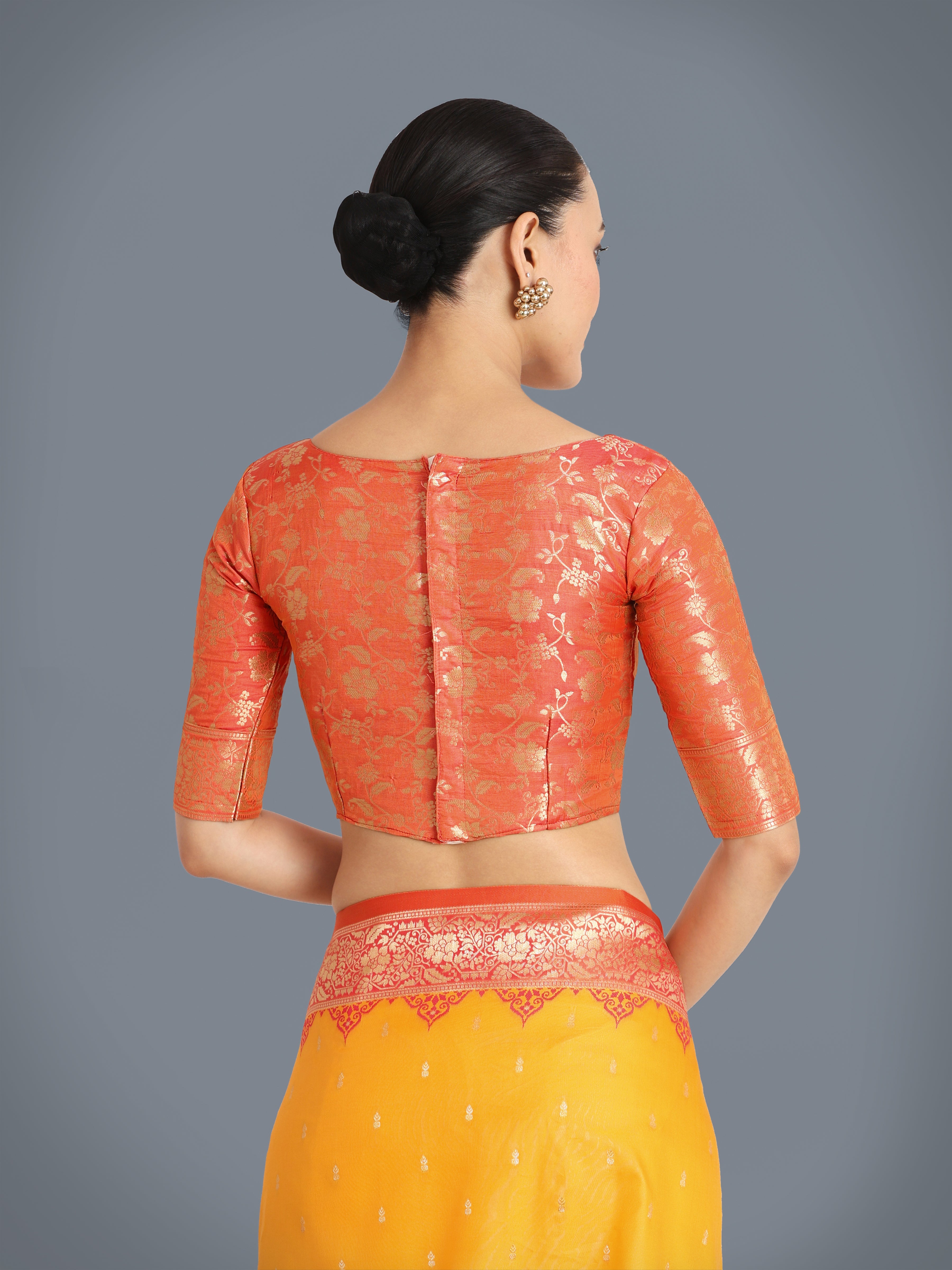 Yellow Banarasi Soft Silk Butti & Zari Weave Tradition Saree